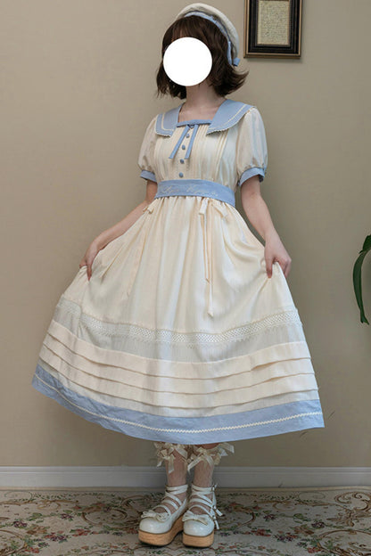 Classic Marine Lolita Dress + Accessories