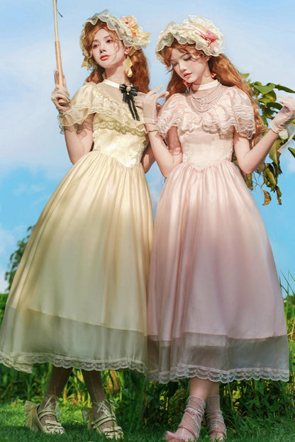 ツインエドワードカラーロリータドレス