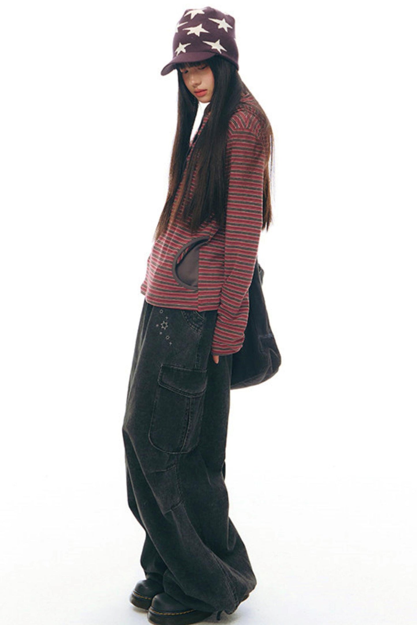 レトロワークウェアルーズパンツ