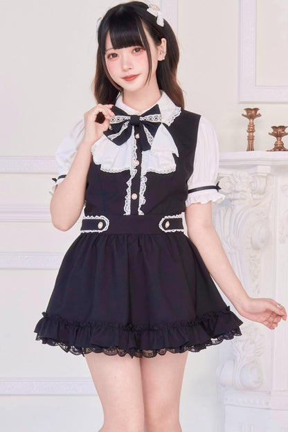 量産お嬢様ストライプワンピース