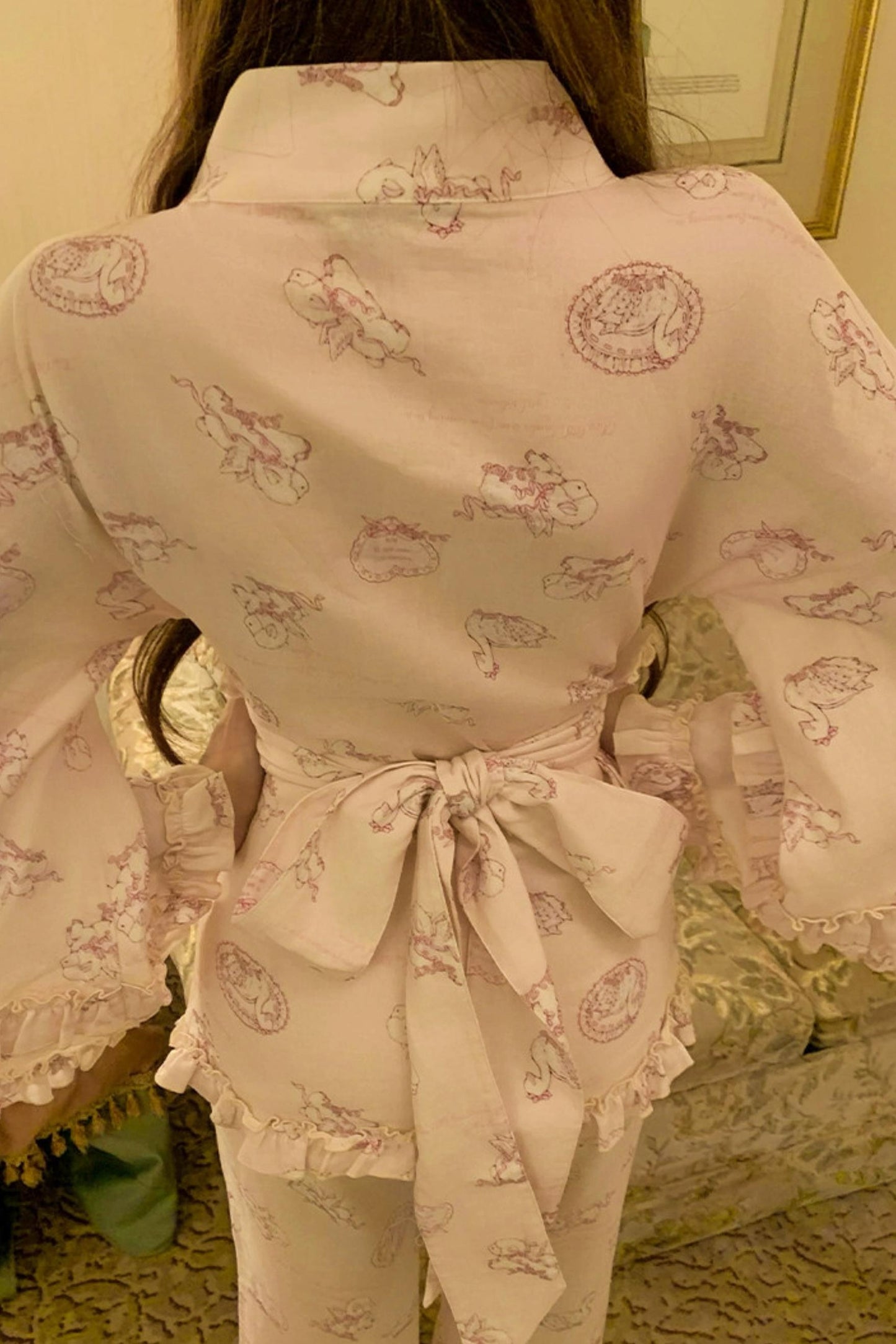 Sweet top + pants + sleep eye mask