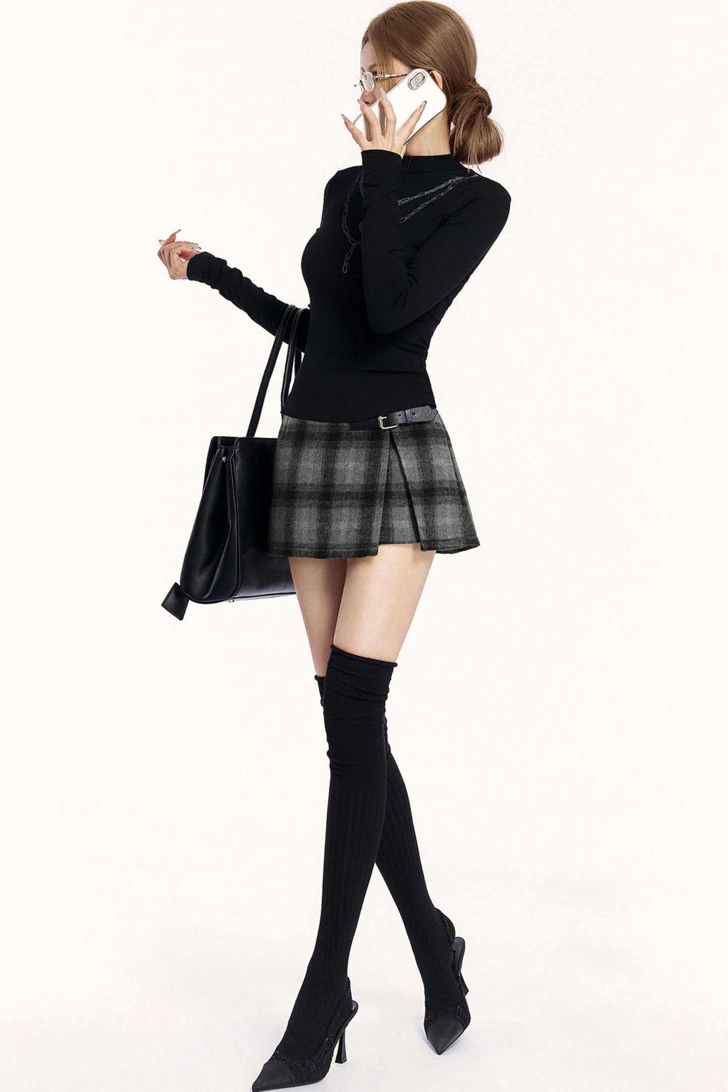 Check slit design skirt