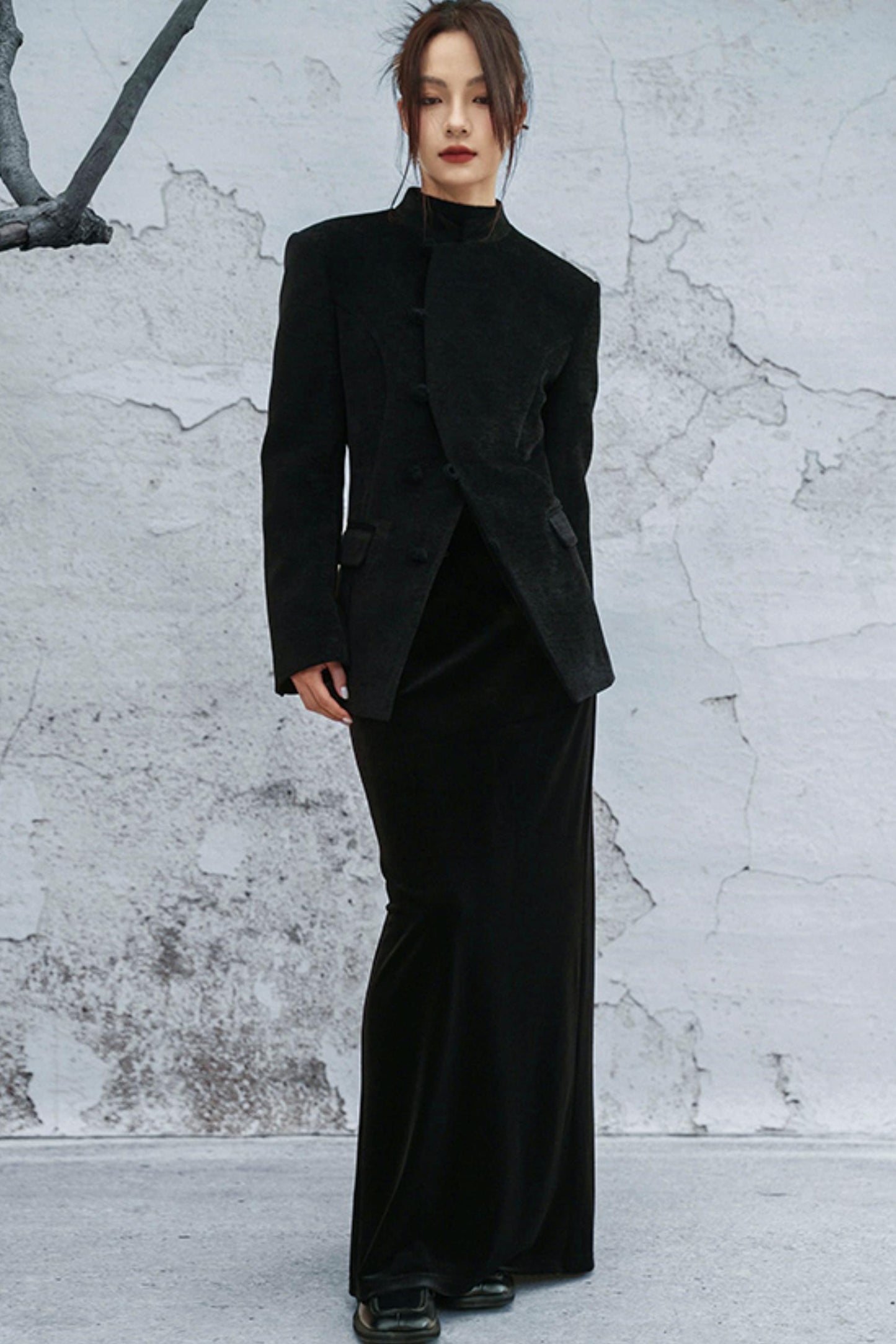 ベルベットフィッシュテイルスカート