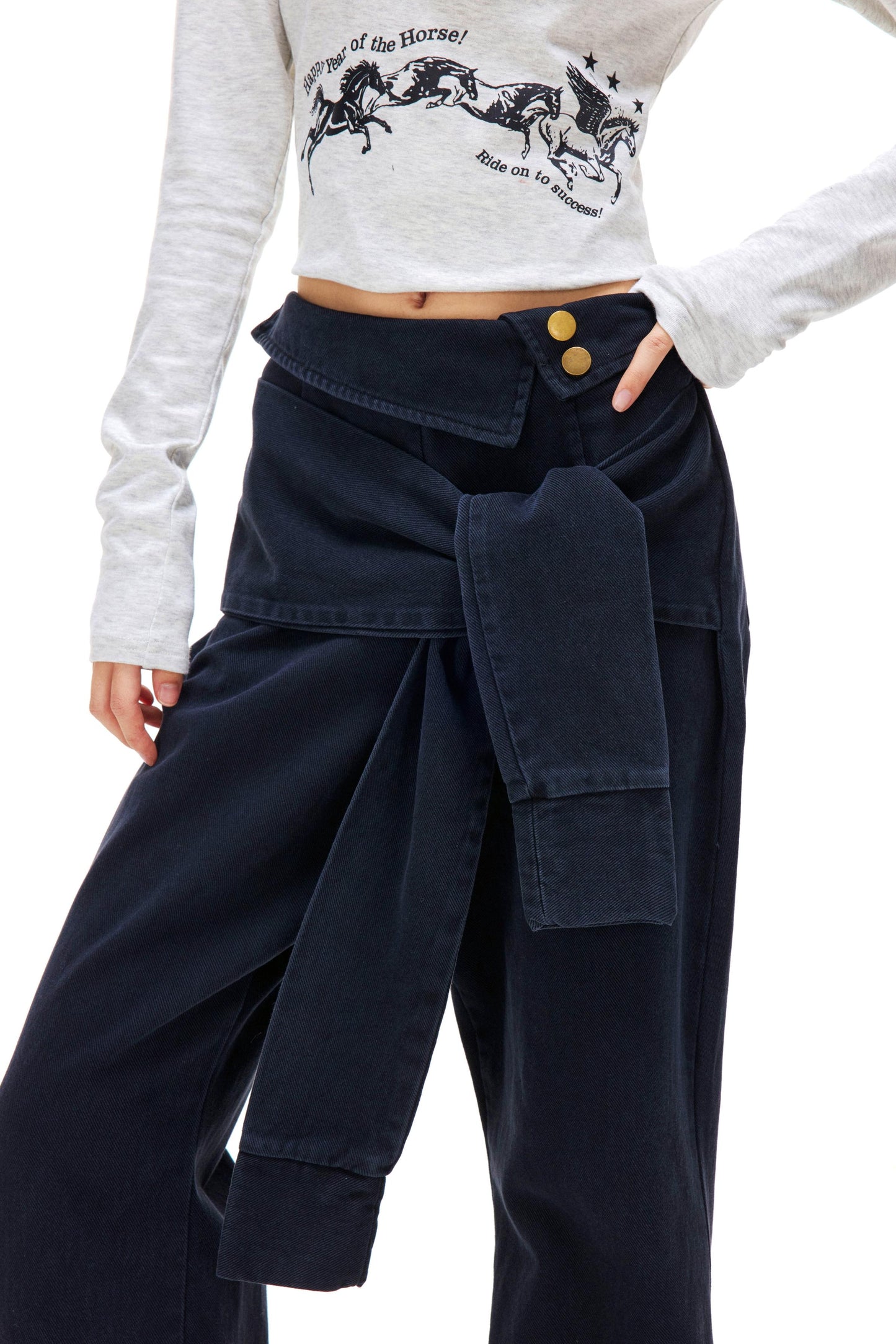 Retro Washed Cargo Pants