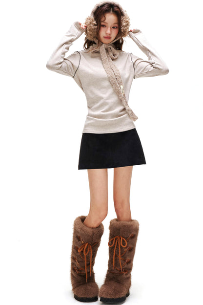 Moose cashmere slim sweater