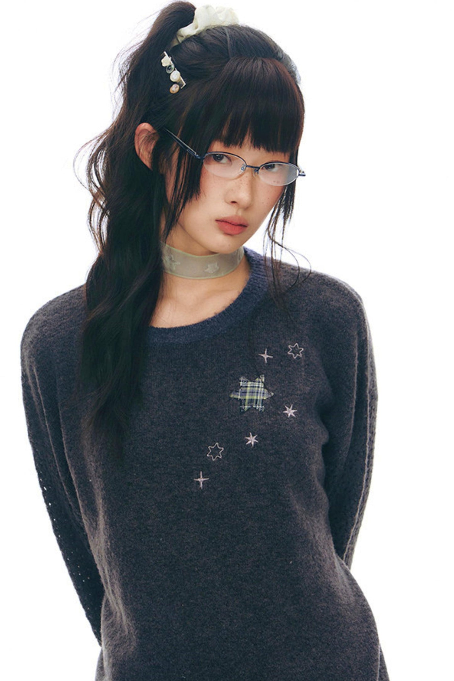 シックスポイントスターニットセーター