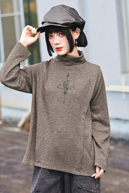 アンブライドチェスハイネックトップス