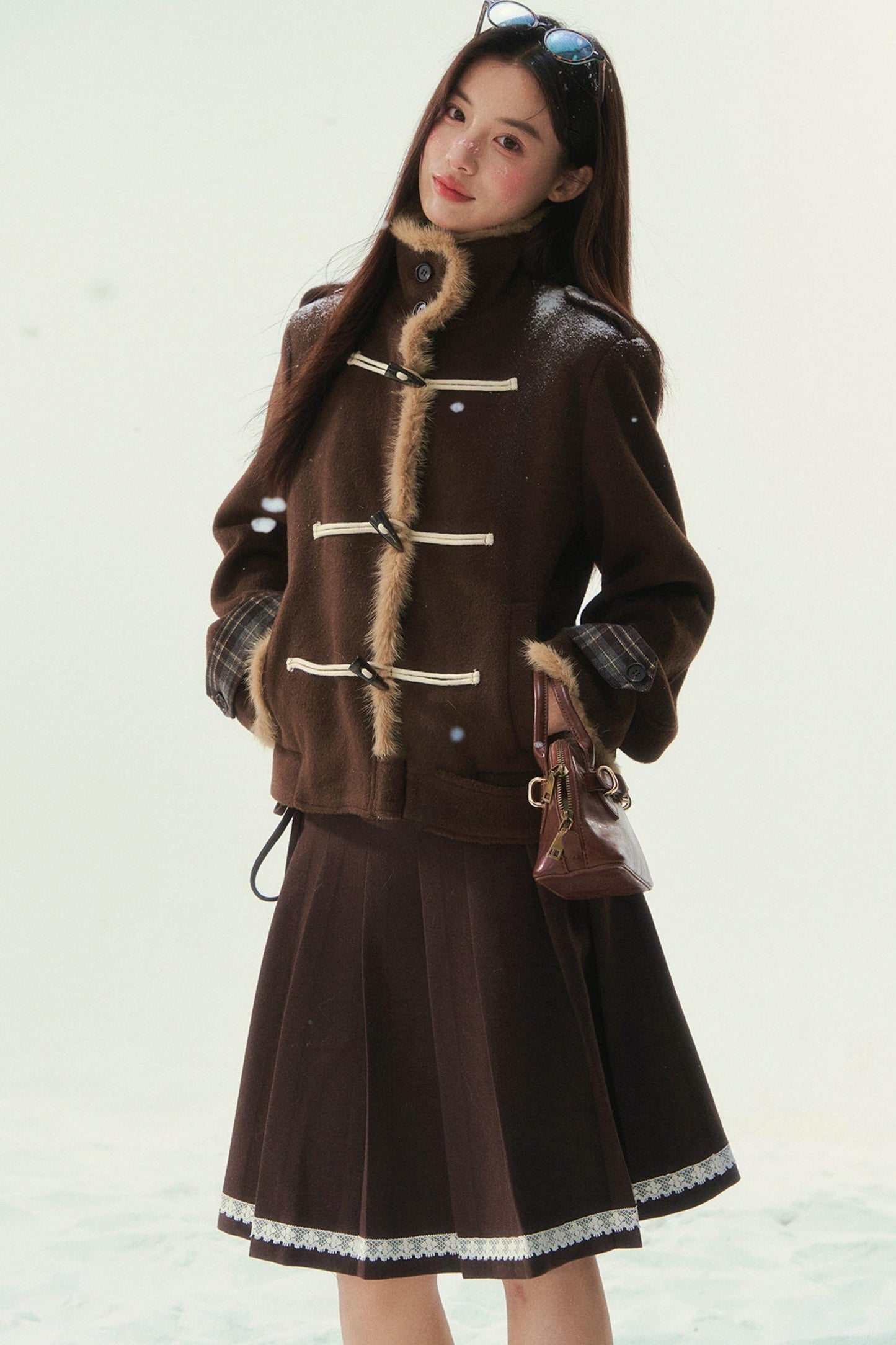 Retro Oak Horn Button Jacket