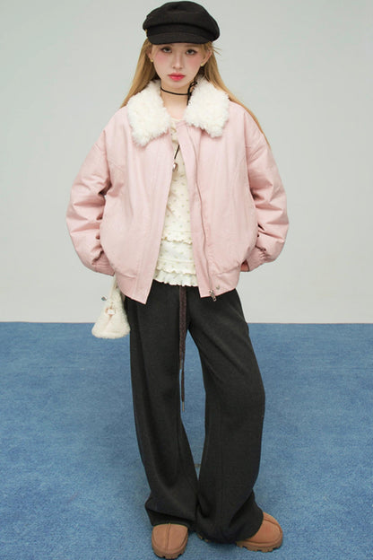 ギャラクシーグレーニットスウェットパンツ