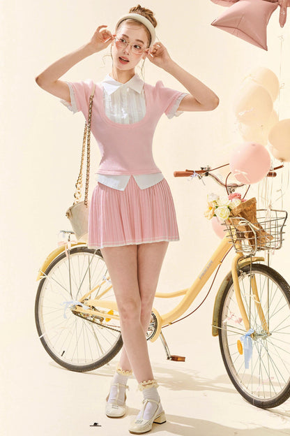 Pink Preppy Girl Set