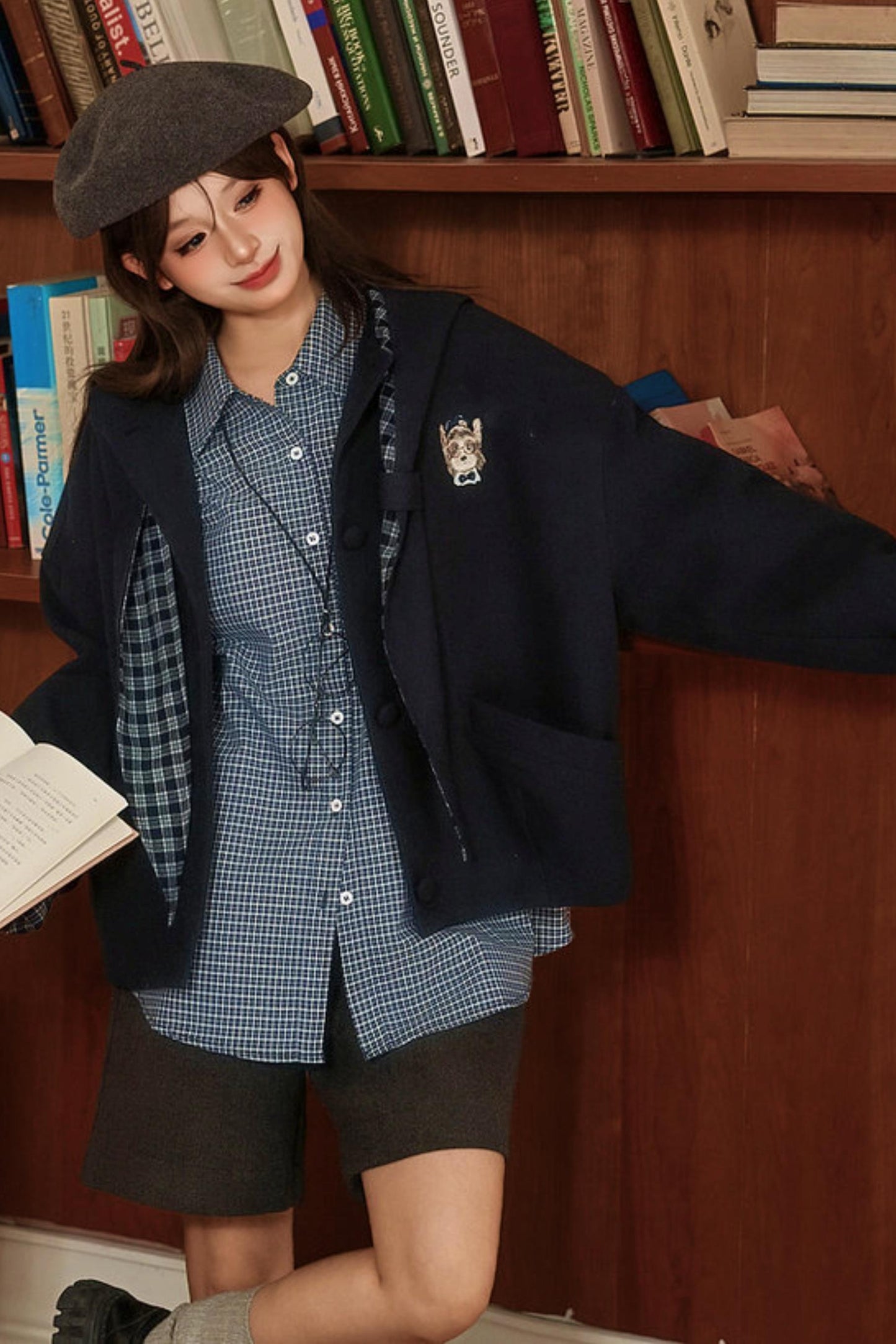 Tribal Patchwork Hooded Jacket