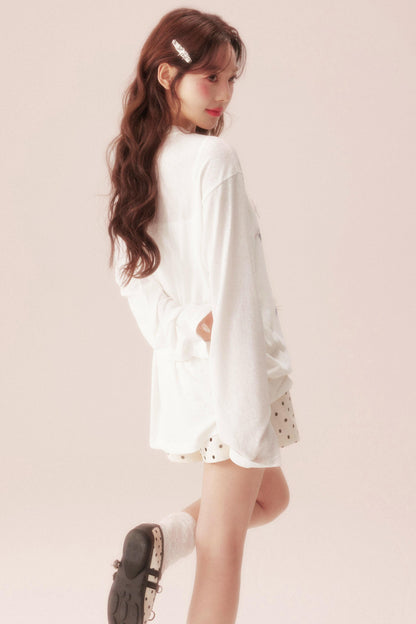 Sunlight Coast Ribbon Sheer Top