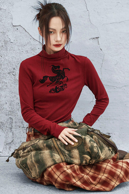 Distressed Washed Denim Bag