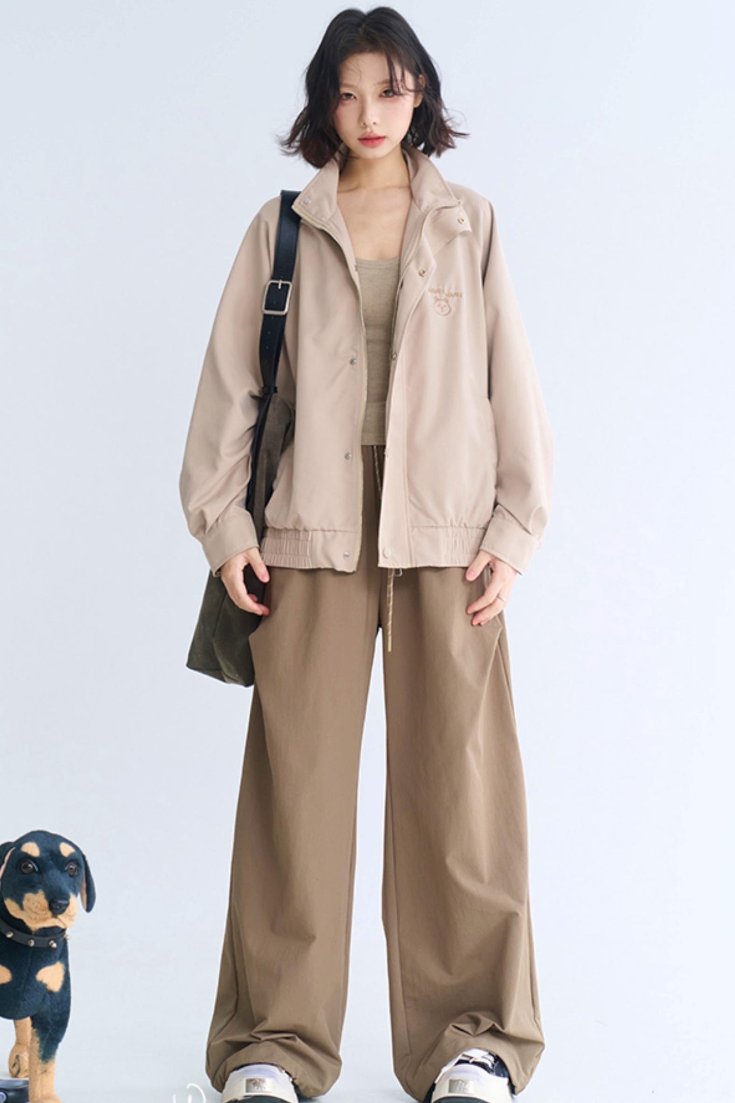 Minimalist Wide Leg Casual Pants