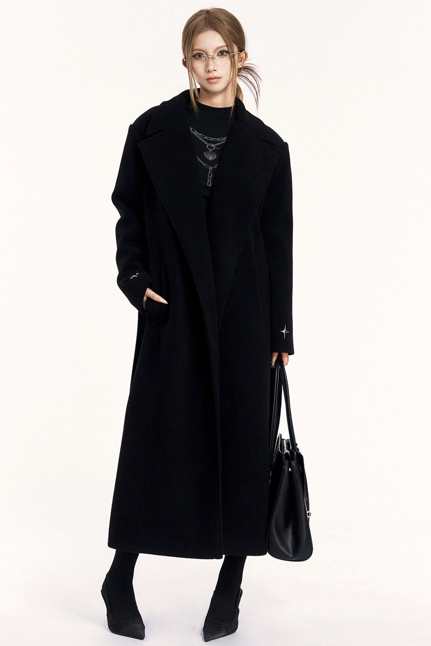 Spice Girl Chain Print High Neck Top