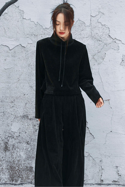 コーデュロイランタンパンツ