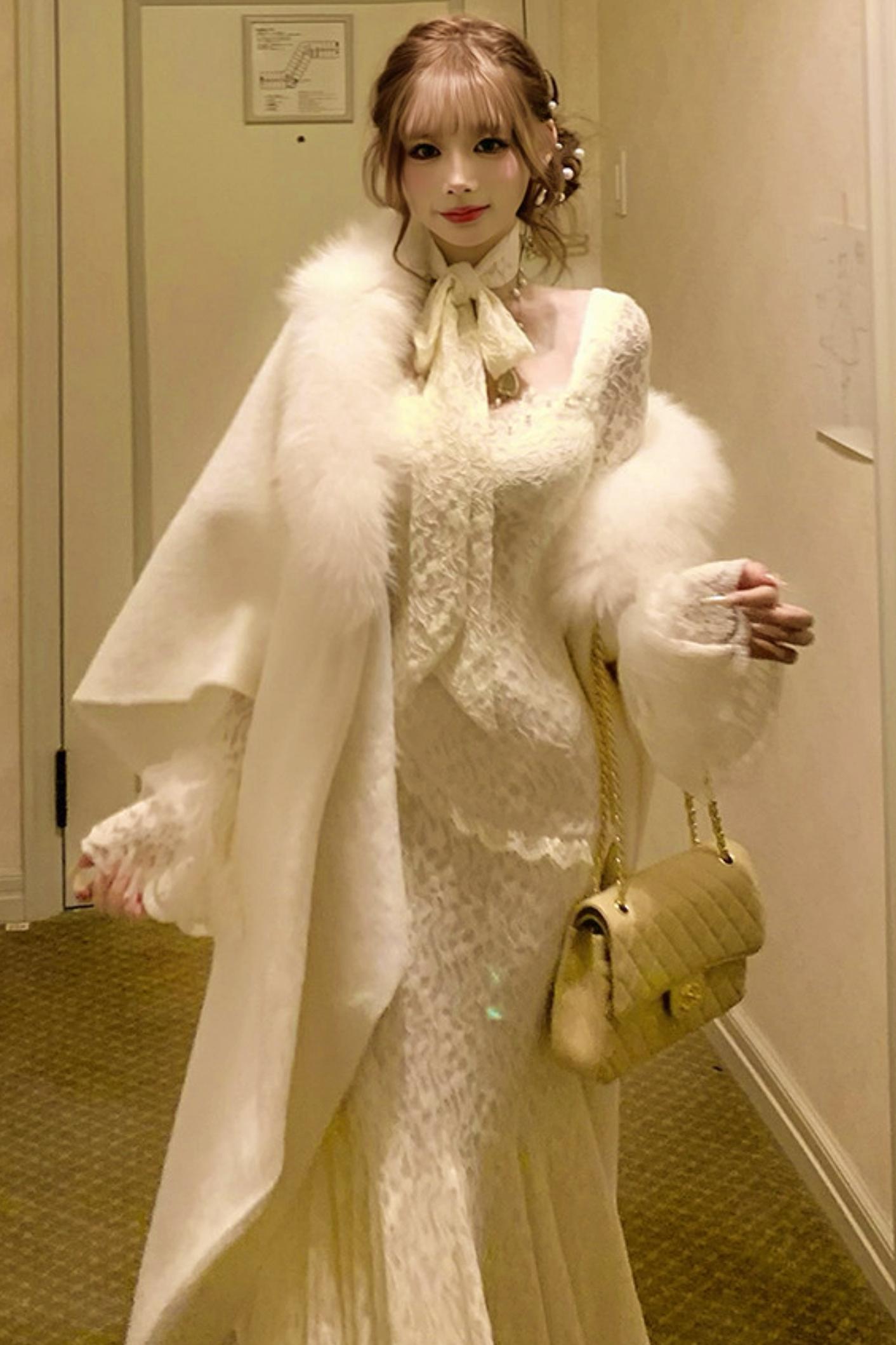 Edelweiss Cloak Cape Coat