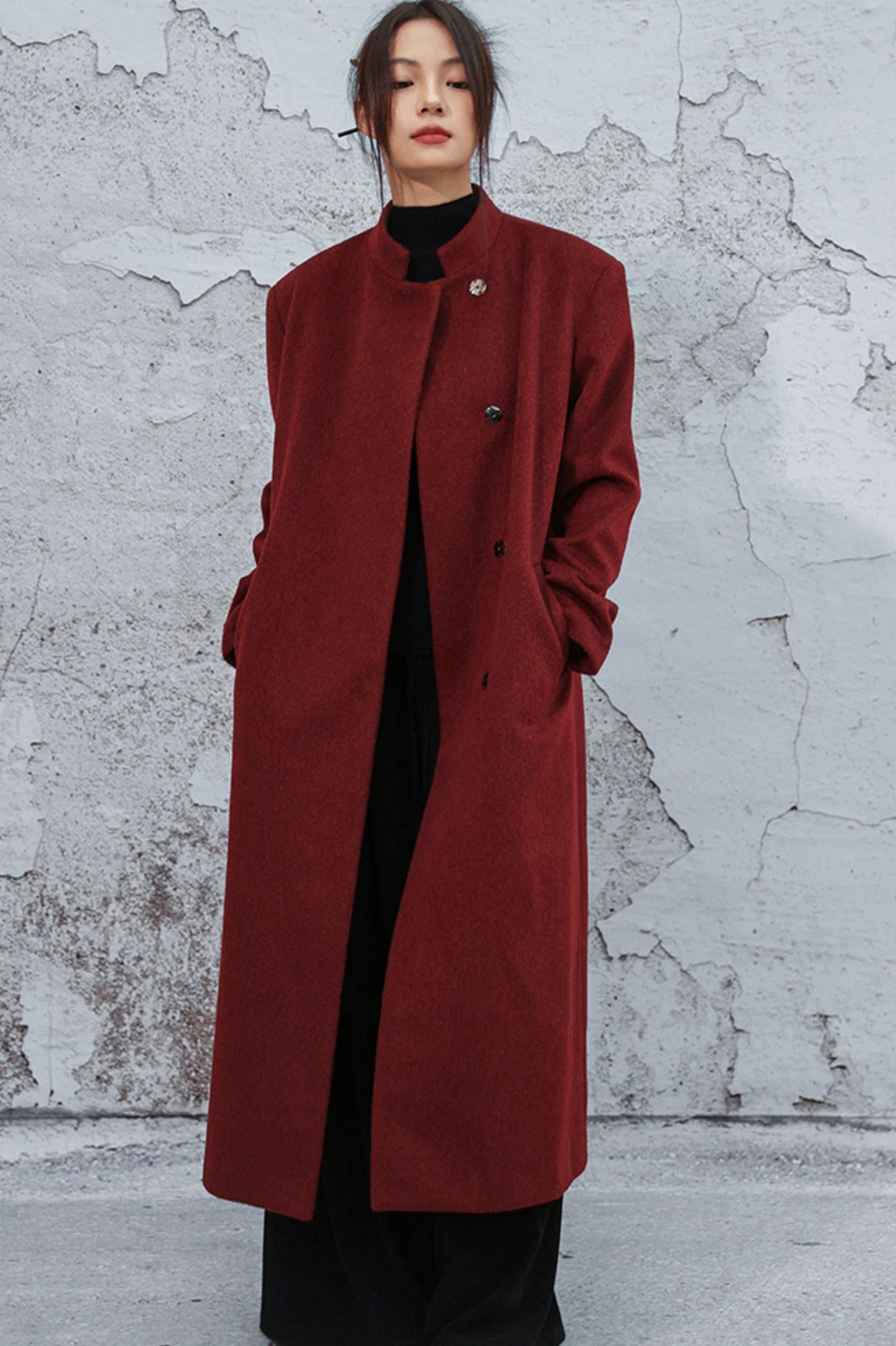 バーガンディウールンパデッドコート