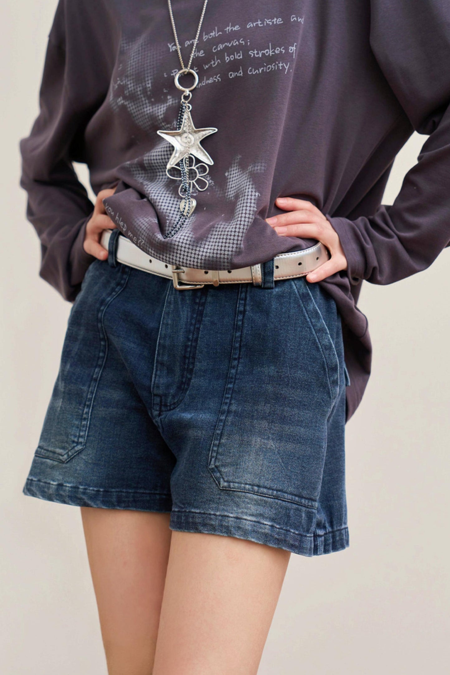 Faded Memories Denim Shorts