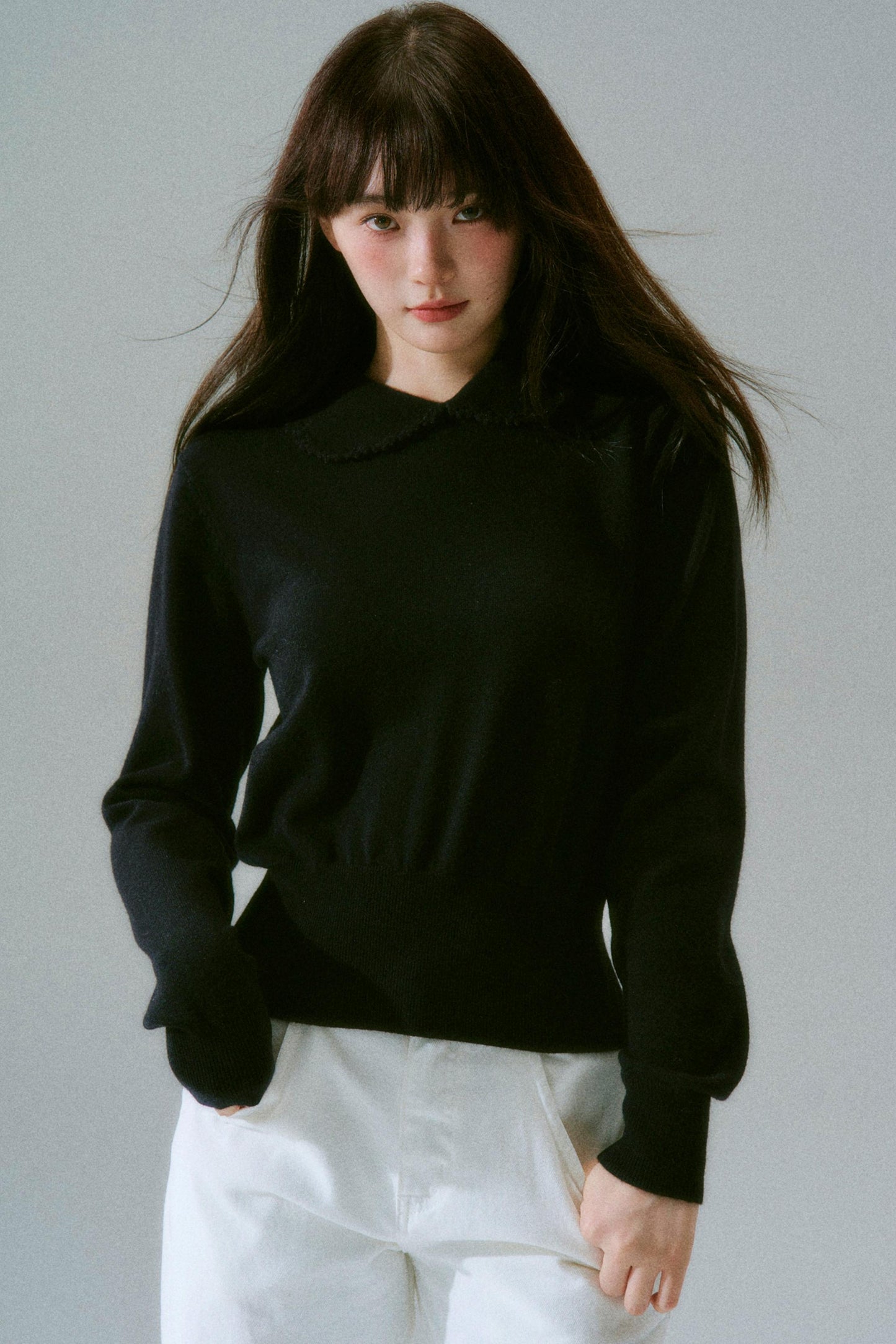 Crochet Crew Neck Top