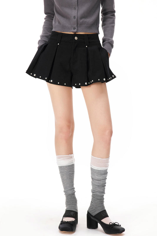 レトロリベットヘムスカート