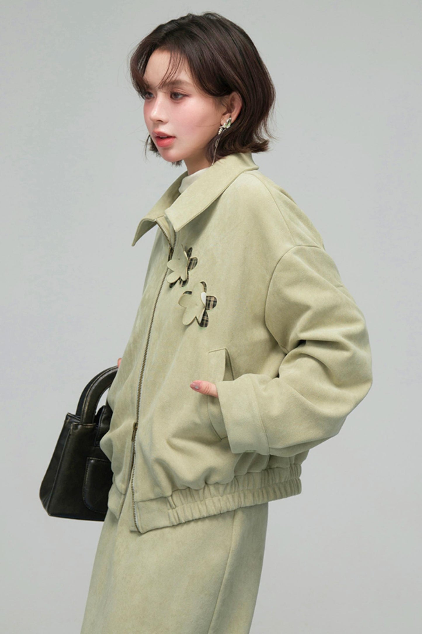 プチレトロパッチワークジャケットセット