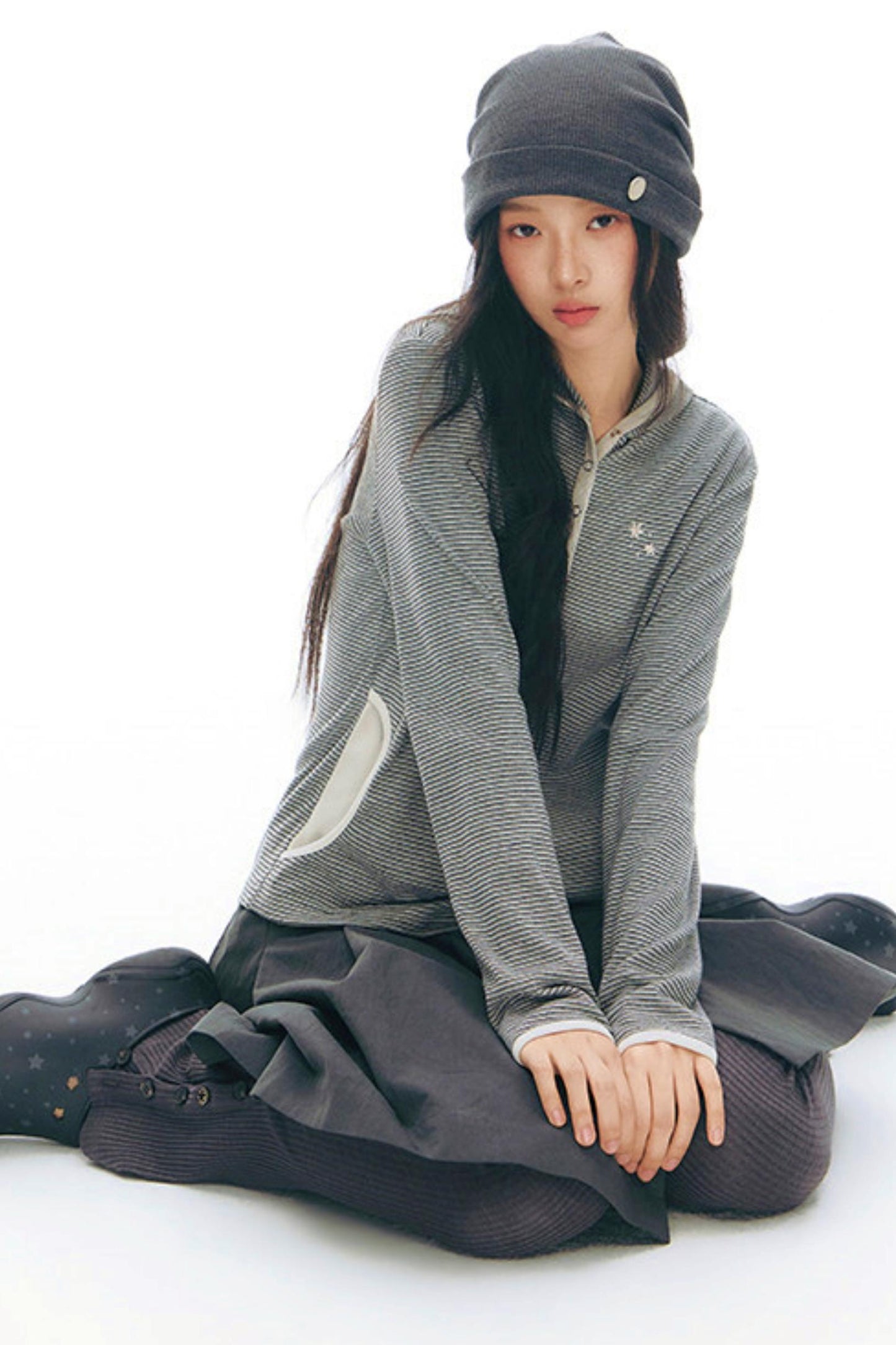 スリムスリットヘムレギンス