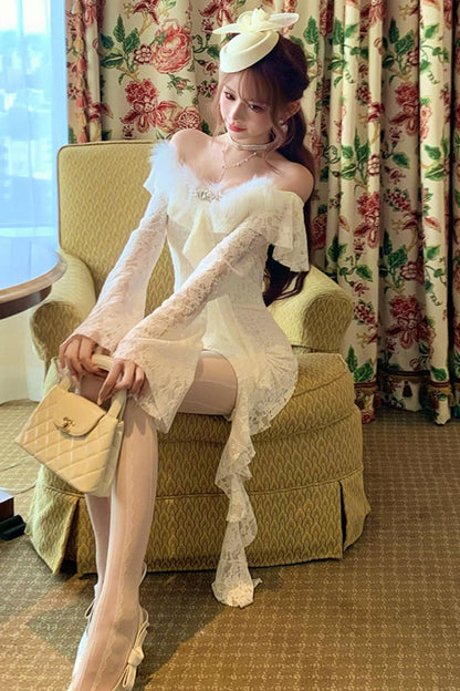 Retro Palace Lace Dress