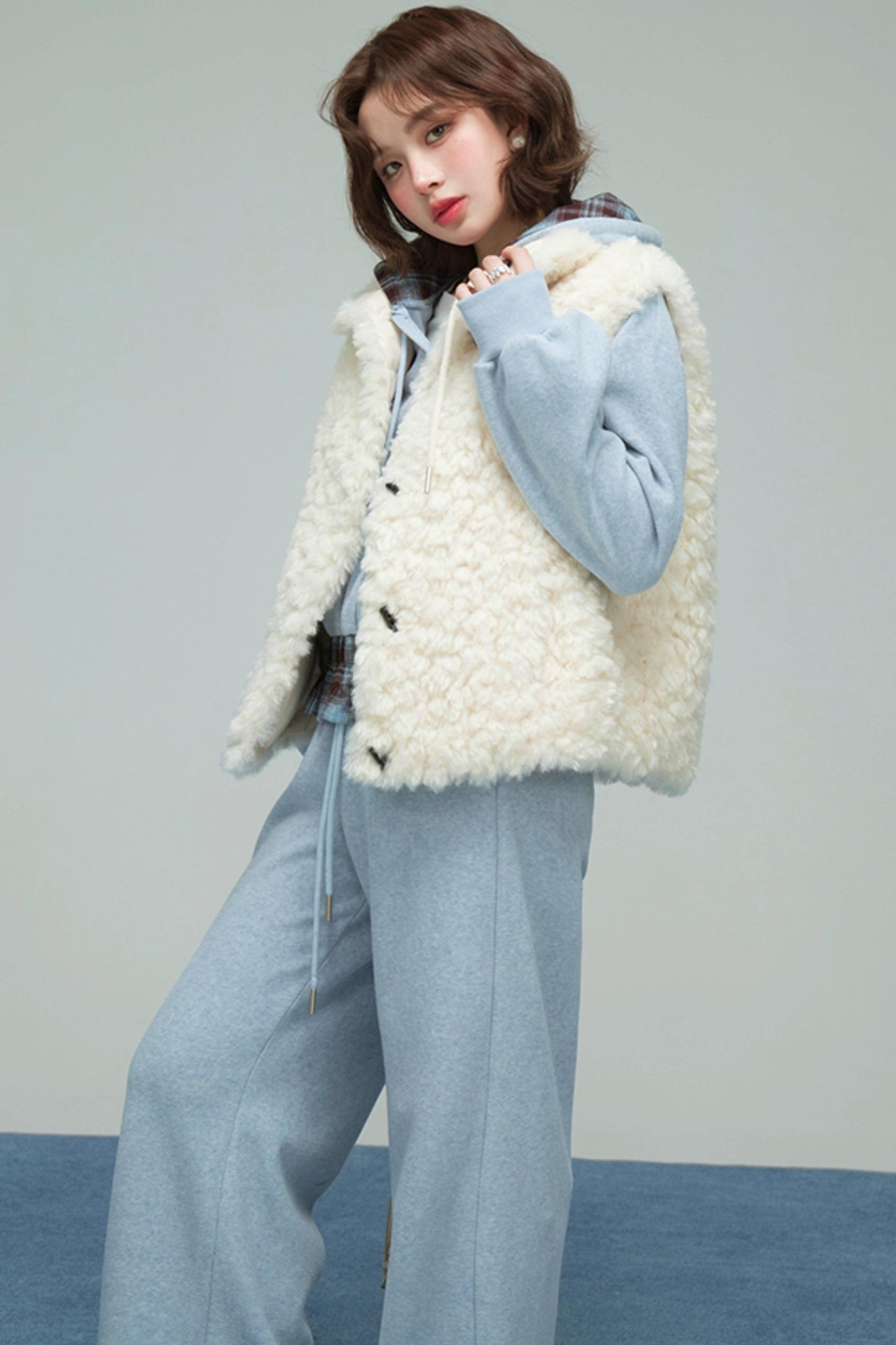 リバーシブルココナッツクリームベスト