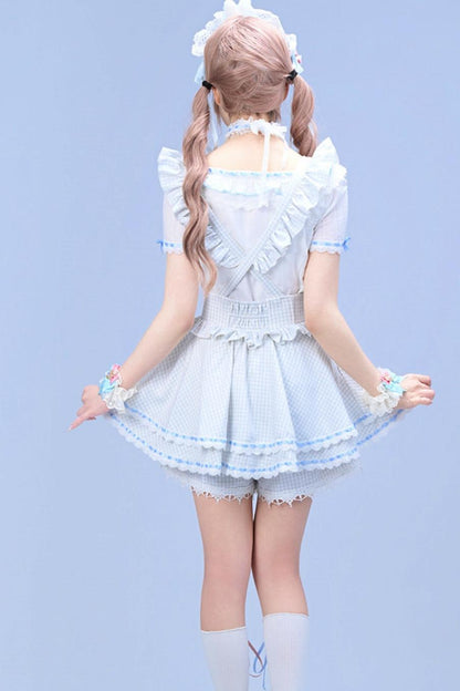 [Pre-order Item] Doll Girly Ryousangata Top + Skirt