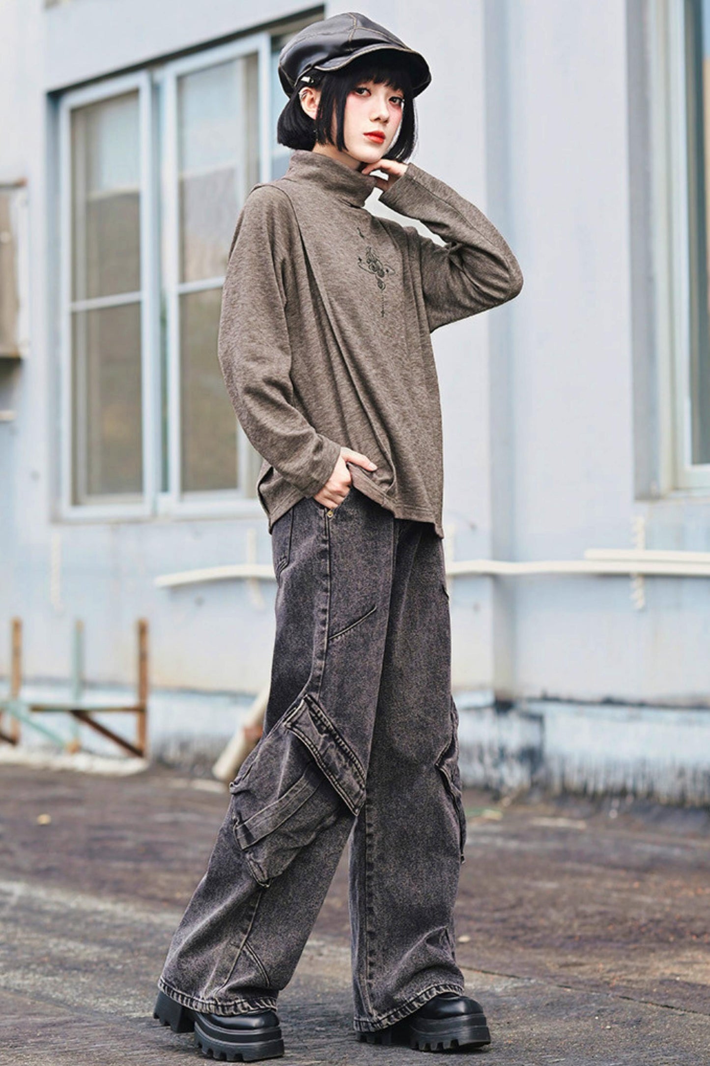 アンブライドチェスハイネックトップス