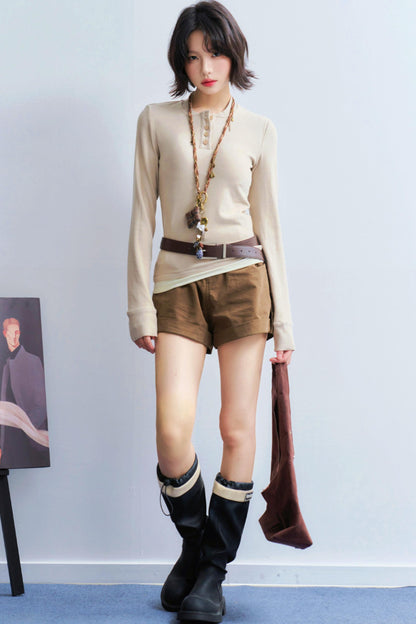 Soft long sleeve tops