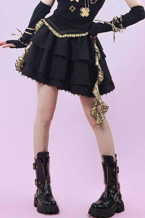 魔法少女のティアードケーキスカート
