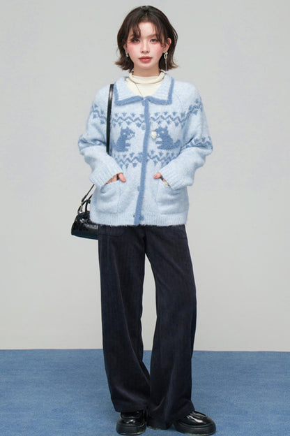 ジェジュアイランドスクイレルカーディガン