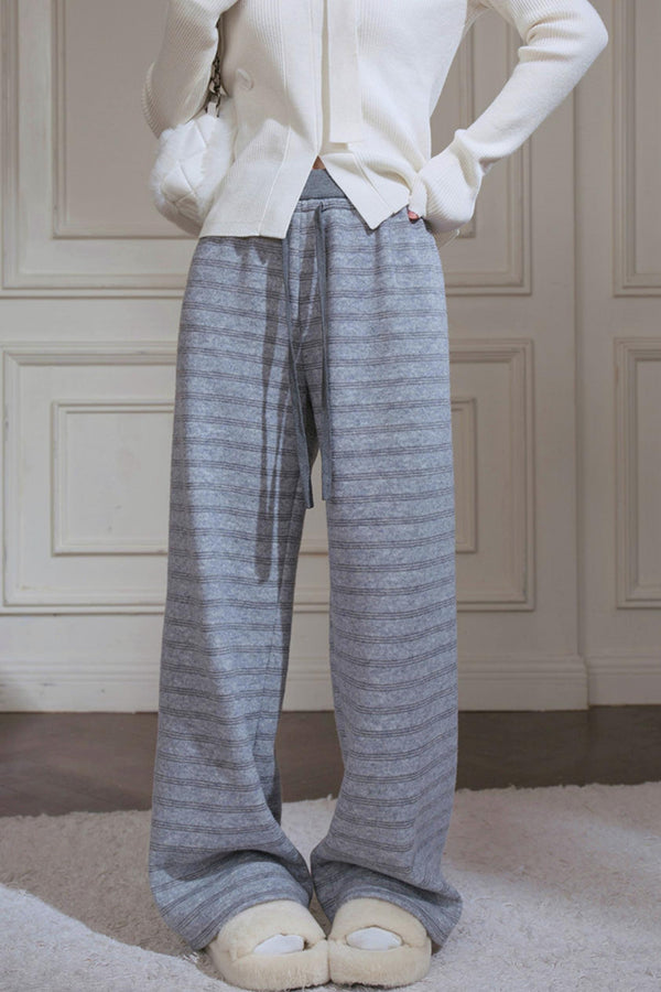 Striped Loose Knit Pants