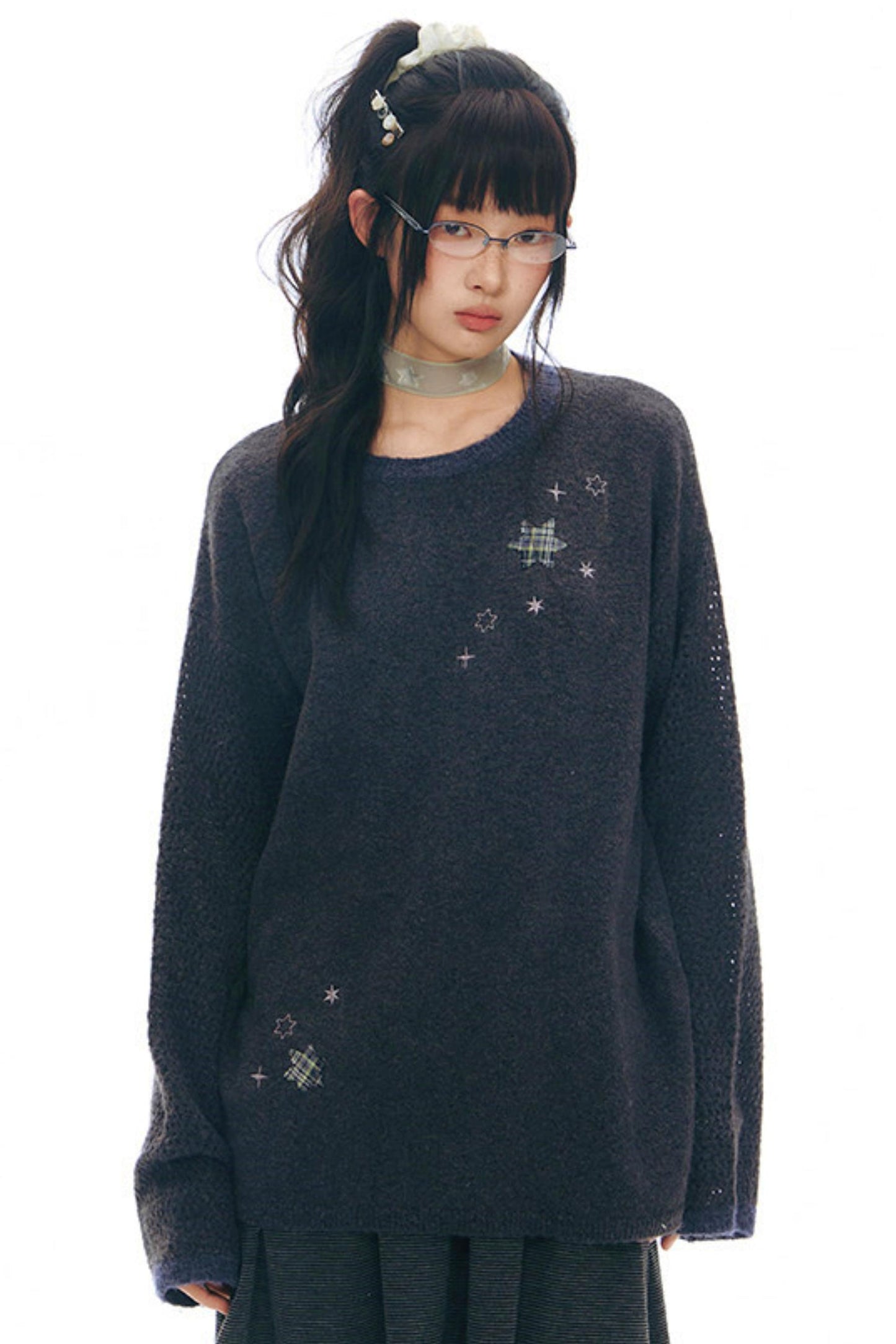 シックスポイントスターニットセーター