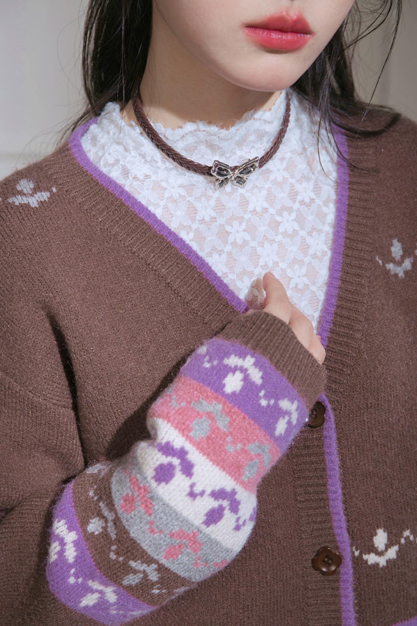 Winter Tulip Knit Cardigan + Skirt