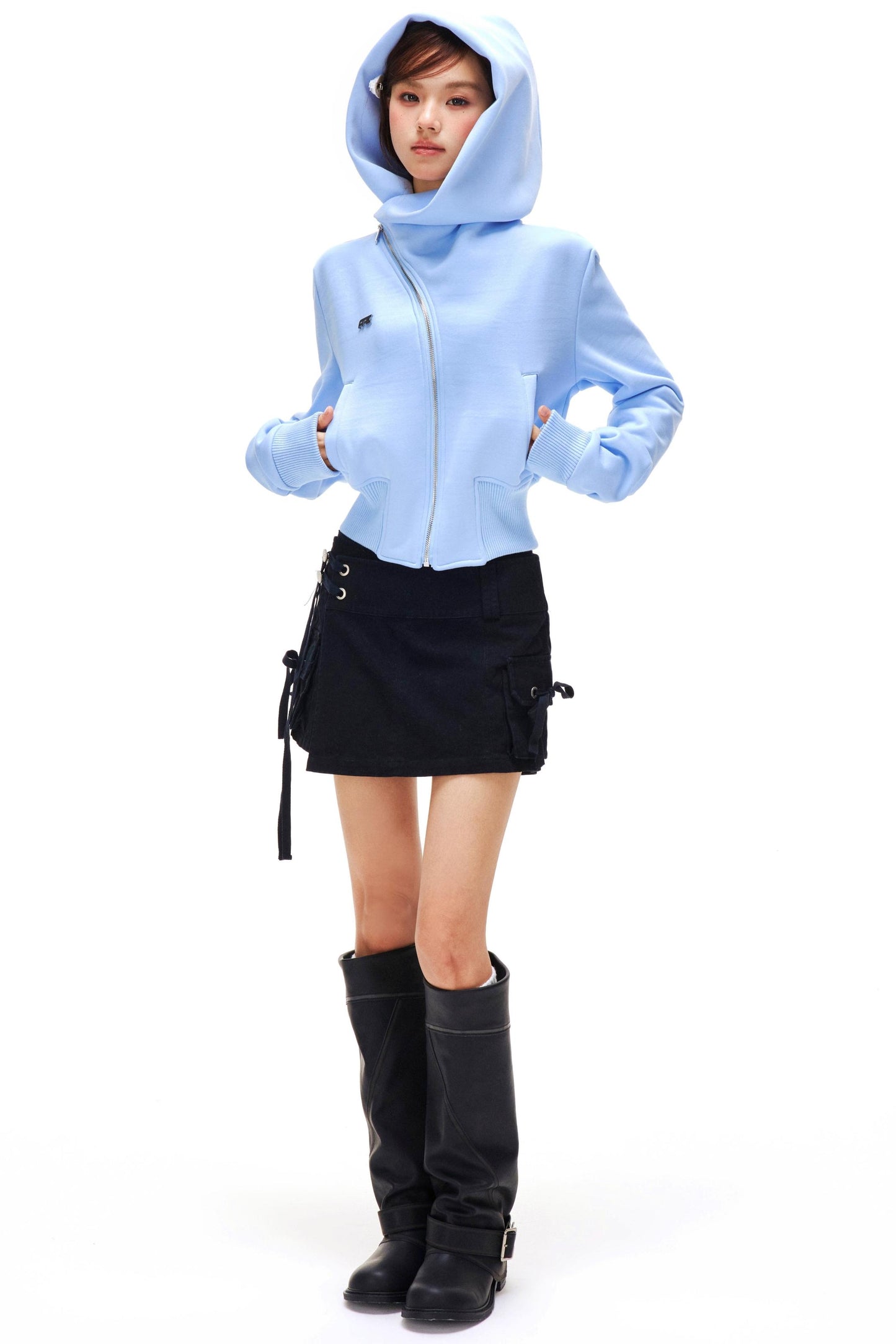 Lapel Fleece Zipper Jacket