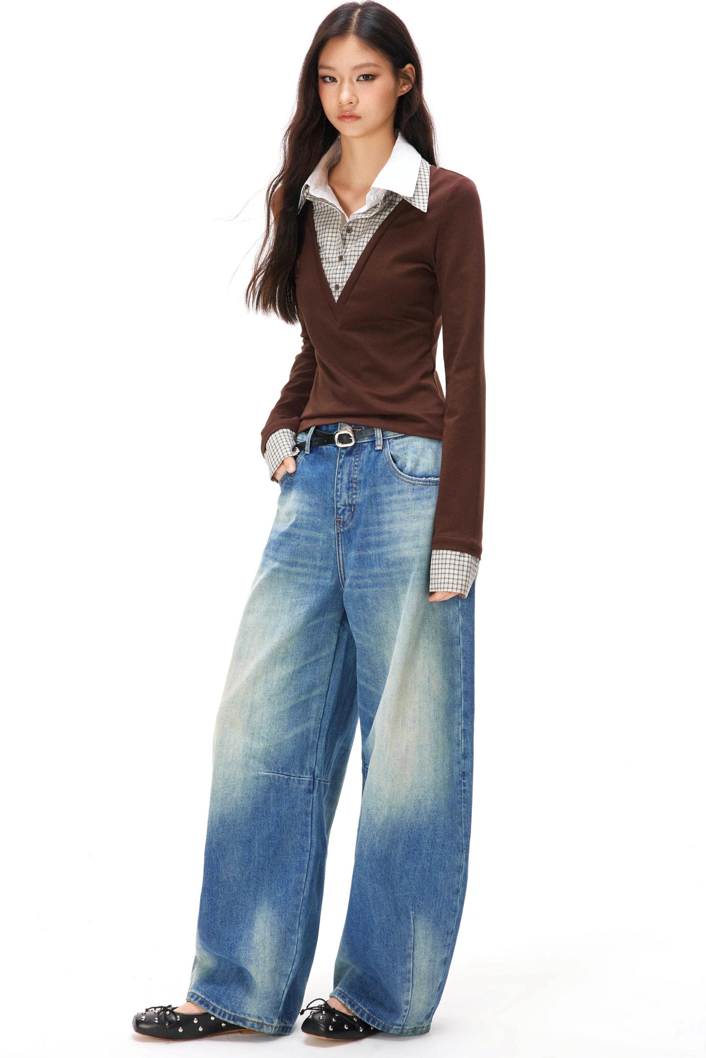 レトロウォッシュドパンツ