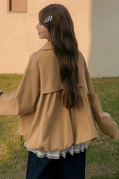 Mori Cotton Doll Collar Jacket