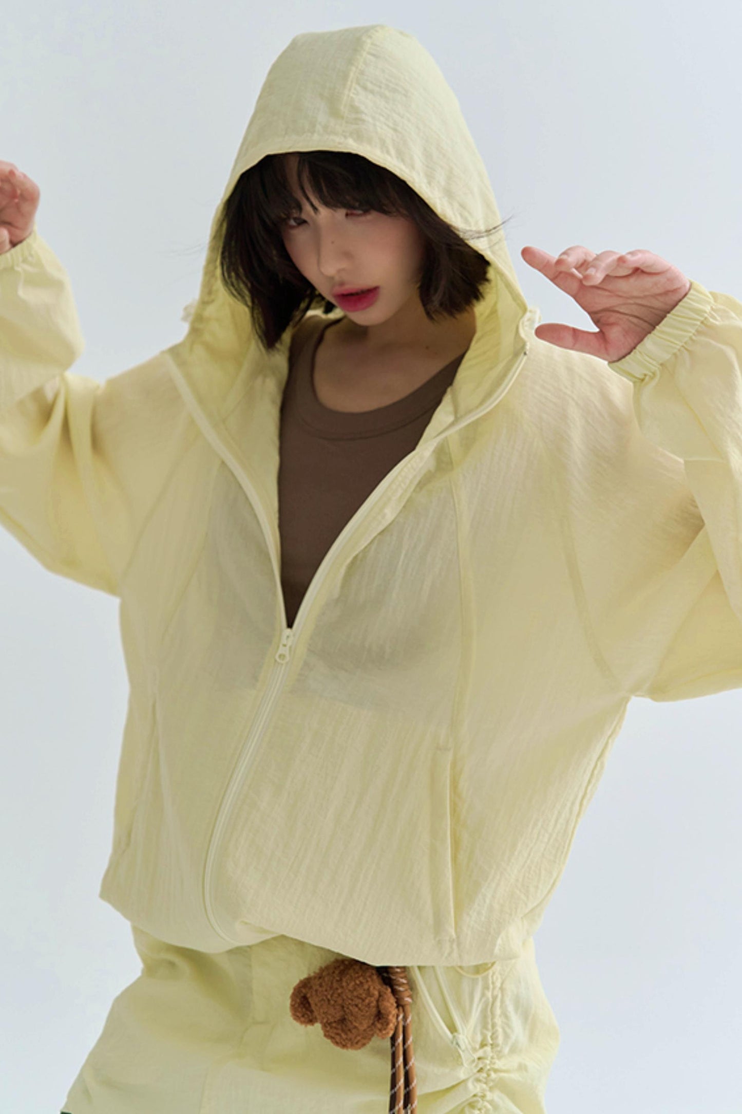 Shaka Hood Mode Hoodie + Short Skirt