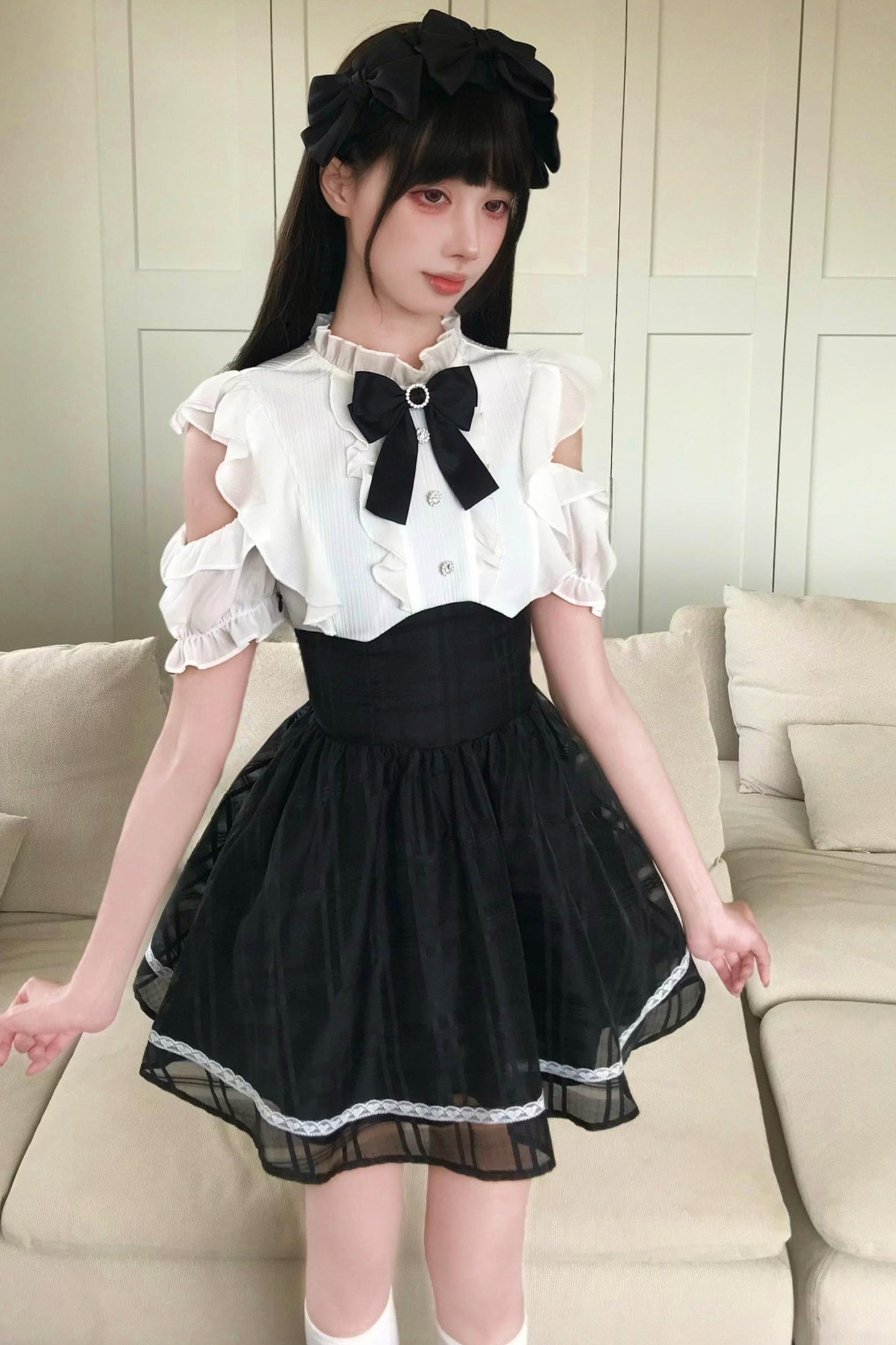 地雷お嬢様ドールワンピース