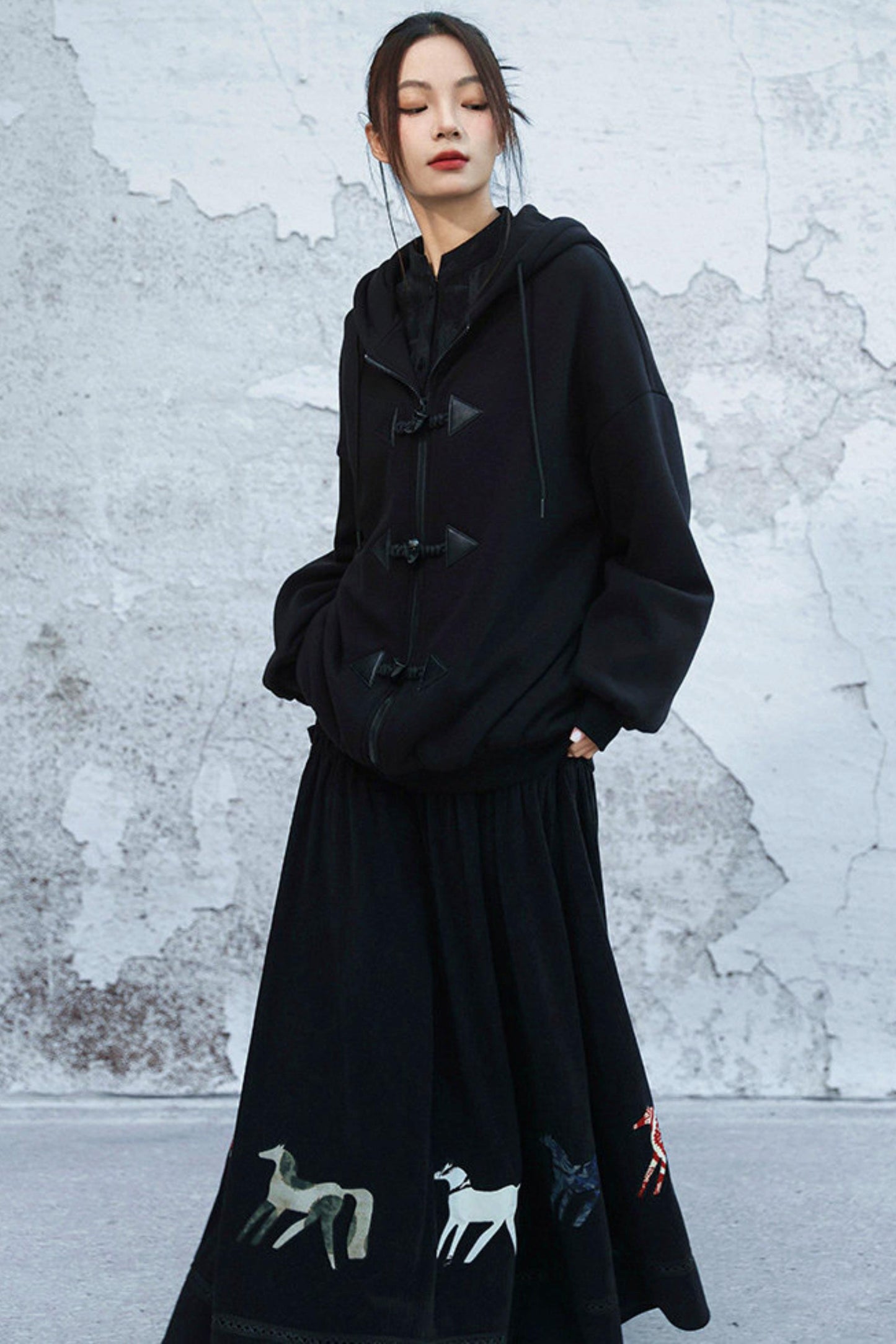 Hooded Fleece Winter Jacket