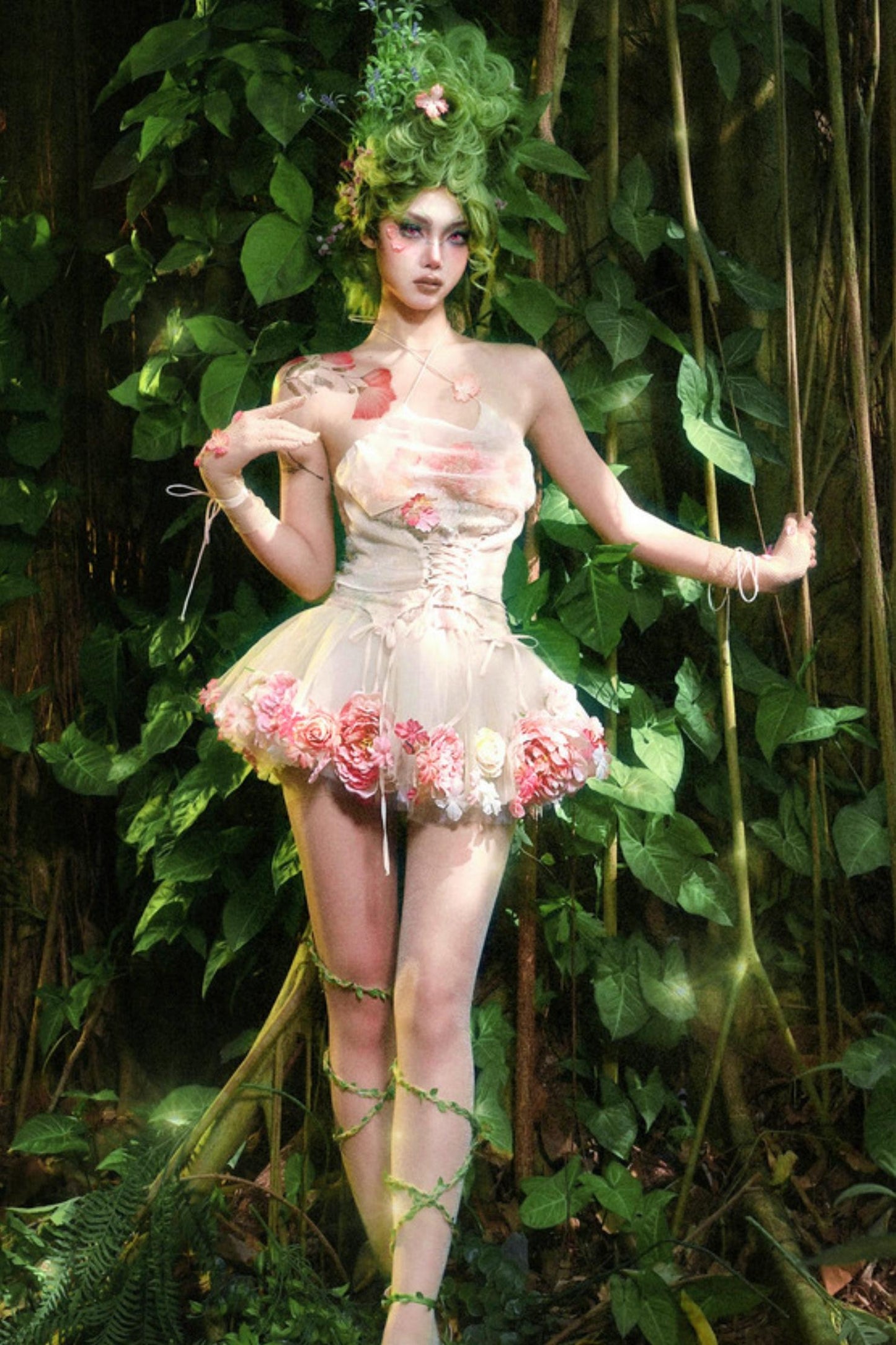 Forest Elf Chiffon Camisole