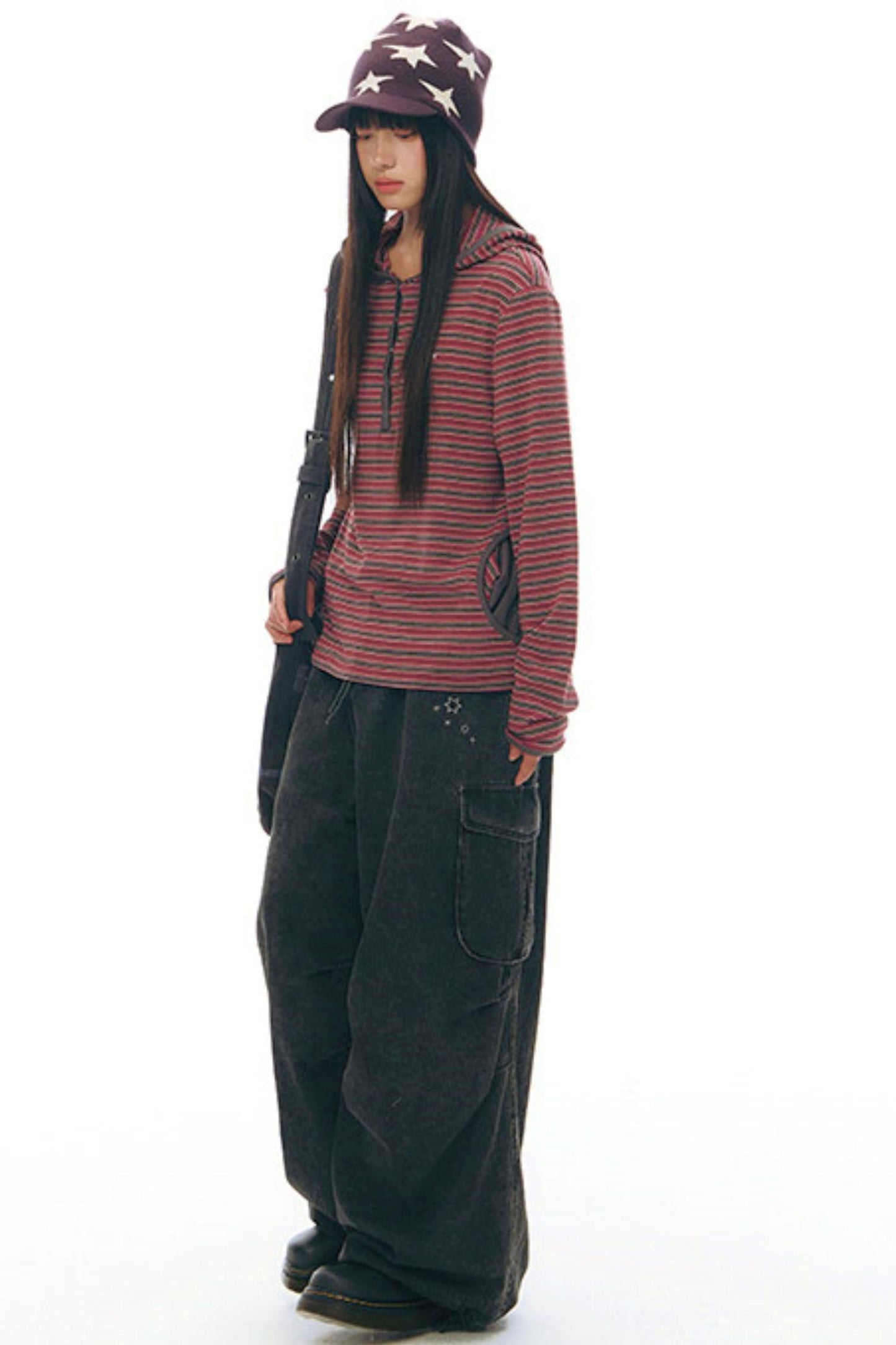 レトロワークウェアルーズパンツ