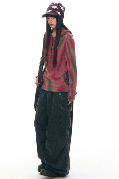 レトロワークウェアルーズパンツ