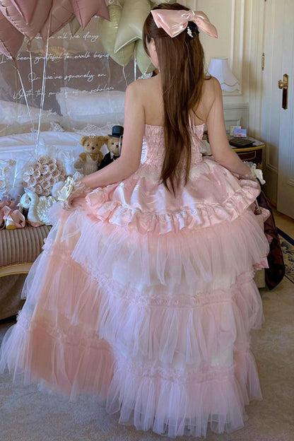 Romantic Pink Princess Dress (Pre-order)