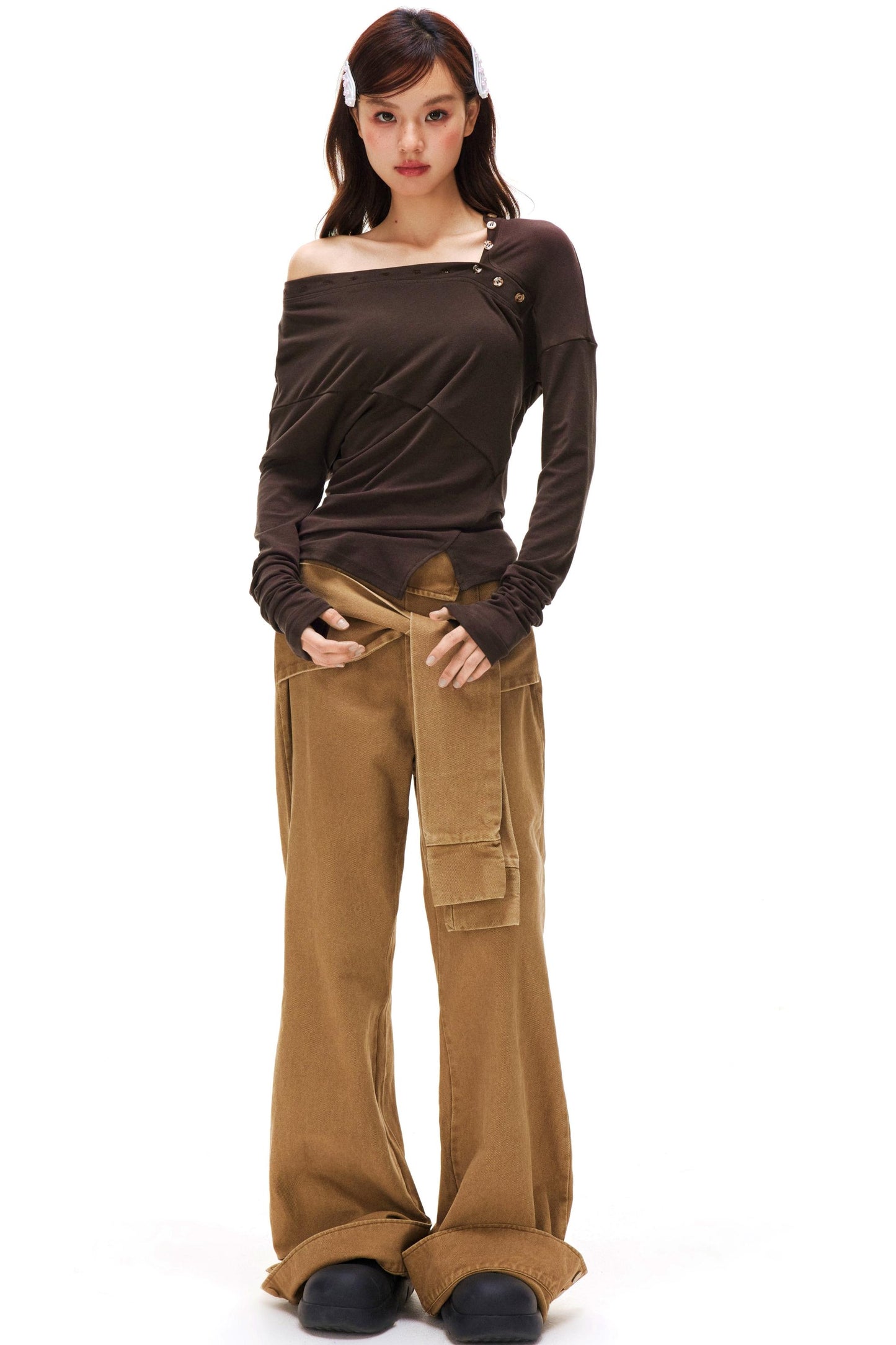 Retro Washed Cargo Pants