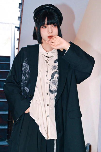 Dark Realm Chiffon Blouse