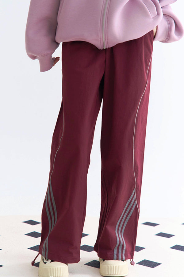 Pantalones deportivos relajados con cordón ajustable